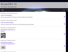 Tablet Screenshot of mundogeo10.blogspot.com