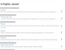 Tablet Screenshot of in-english-please.blogspot.com