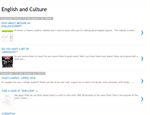 Tablet Screenshot of englishandculture.blogspot.com