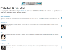 Tablet Screenshot of photoshoptilyoudrop.blogspot.com