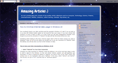 Desktop Screenshot of amazing-articles.blogspot.com