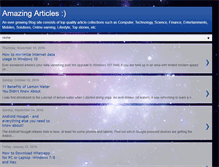 Tablet Screenshot of amazing-articles.blogspot.com