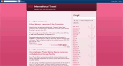 Desktop Screenshot of nicetravel.blogspot.com