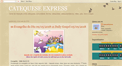 Desktop Screenshot of catequesexpress.blogspot.com