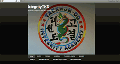 Desktop Screenshot of integritytkd.blogspot.com