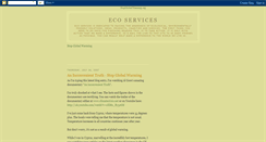 Desktop Screenshot of eco-services.blogspot.com
