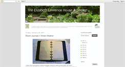 Desktop Screenshot of elizabethlawrencegarden.blogspot.com