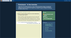 Desktop Screenshot of foreclosureinthetrenches.blogspot.com
