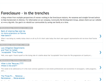 Tablet Screenshot of foreclosureinthetrenches.blogspot.com