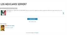 Tablet Screenshot of losmexicanosserver7.blogspot.com