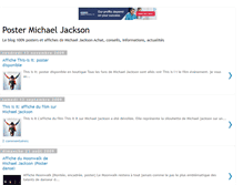 Tablet Screenshot of postermichaeljackson.blogspot.com