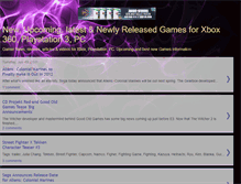 Tablet Screenshot of newgamesupcoming.blogspot.com