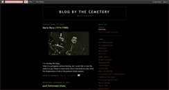 Desktop Screenshot of blogbythecemetery.blogspot.com