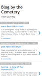 Mobile Screenshot of blogbythecemetery.blogspot.com