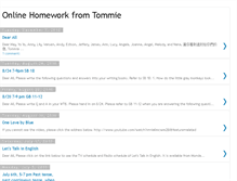 Tablet Screenshot of hwtommie.blogspot.com