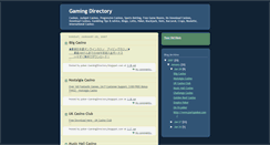 Desktop Screenshot of gamingdirectory-poker.blogspot.com