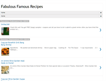 Tablet Screenshot of fabulousfamousrecipes.blogspot.com