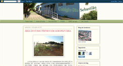 Desktop Screenshot of colegiosaosebastiao2011.blogspot.com