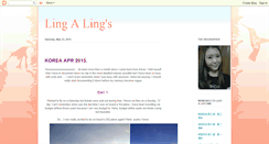 Desktop Screenshot of lingalingaling.blogspot.com