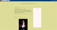 Desktop Screenshot of honeychildsstyle.blogspot.com