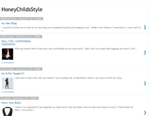 Tablet Screenshot of honeychildsstyle.blogspot.com
