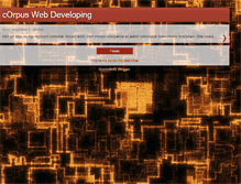 Tablet Screenshot of corpuswebdev.blogspot.com