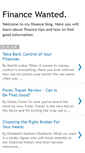 Mobile Screenshot of finance-wanted.blogspot.com