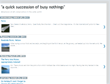 Tablet Screenshot of busynothings-jk.blogspot.com