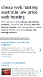 Mobile Screenshot of cheap-web-hosting-australia-16.blogspot.com