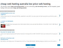 Tablet Screenshot of cheap-web-hosting-australia-16.blogspot.com