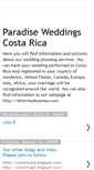 Mobile Screenshot of paradiseweddingscr.blogspot.com