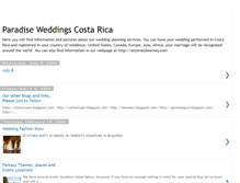 Tablet Screenshot of paradiseweddingscr.blogspot.com