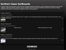 Tablet Screenshot of northerndawnsurfboards.blogspot.com