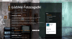Desktop Screenshot of lodzkiefotozagadki.blogspot.com