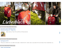 Tablet Screenshot of liebesblech.blogspot.com