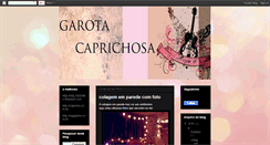 Desktop Screenshot of garotacaprichosa-jackeline.blogspot.com