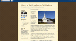 Desktop Screenshot of middleborofirstchurch.blogspot.com