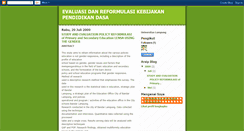 Desktop Screenshot of evaluasipendidikanunila.blogspot.com