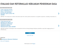 Tablet Screenshot of evaluasipendidikanunila.blogspot.com