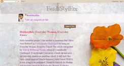 Desktop Screenshot of heidistylhix.blogspot.com