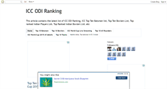 Desktop Screenshot of iccodiranking.blogspot.com