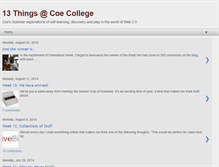 Tablet Screenshot of coe13things.blogspot.com