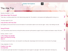 Tablet Screenshot of aliatrip.blogspot.com