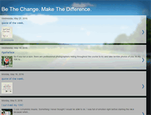 Tablet Screenshot of bethechangemakethedifference.blogspot.com