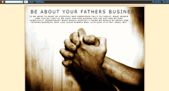 Desktop Screenshot of beaboutyourfathersbusiness.blogspot.com