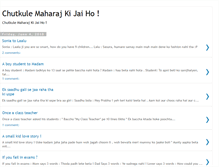 Tablet Screenshot of chutkulemaharaj.blogspot.com