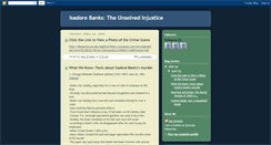 Desktop Screenshot of isadorebanks-unsolved.blogspot.com