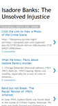 Mobile Screenshot of isadorebanks-unsolved.blogspot.com