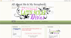 Desktop Screenshot of allaboutmeandmyscrapbook.blogspot.com