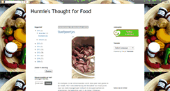 Desktop Screenshot of hurmiesthoughtforfood.blogspot.com